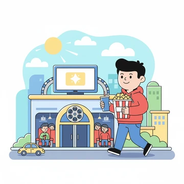 我喜欢去电影院